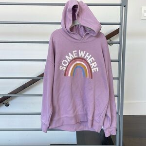 New without tag Cotton On Kids Pullover Hoodie with screen printed verbiage